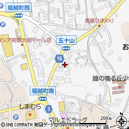 群馬県前橋市堀越町855-16周辺の地図