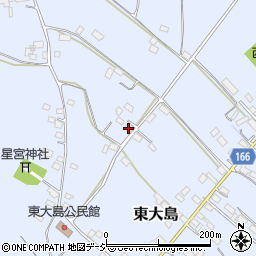 栃木県真岡市東大島1368周辺の地図