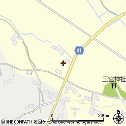 栃木県芳賀郡益子町小泉42周辺の地図