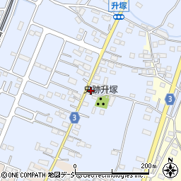 栃木県栃木市都賀町升塚53-1周辺の地図