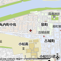 石川県小松市丸内町大手22周辺の地図