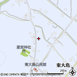 栃木県真岡市東大島1364-9周辺の地図