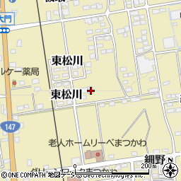 長野県北安曇郡松川村5689-172周辺の地図