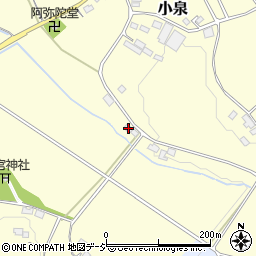 栃木県芳賀郡益子町小泉815周辺の地図