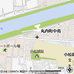 石川県小松市丸内町中島周辺の地図