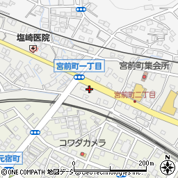 桐生宮前町郵便局 ＡＴＭ周辺の地図