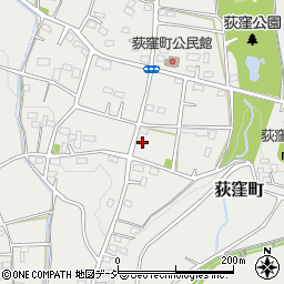 群馬県前橋市荻窪町798周辺の地図