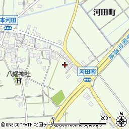 石川県小松市河田町オ周辺の地図