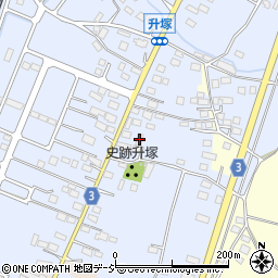栃木県栃木市都賀町升塚51-2周辺の地図
