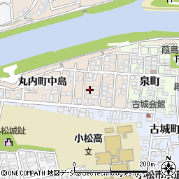 石川県小松市丸内町大手77周辺の地図