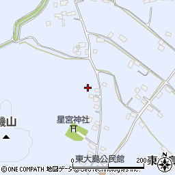 栃木県真岡市東大島1669周辺の地図