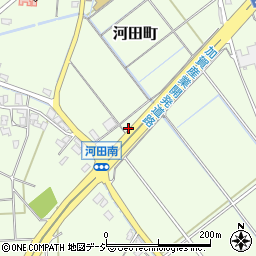 石川県小松市河田町ラ周辺の地図