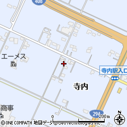 栃木県真岡市寺内1219周辺の地図