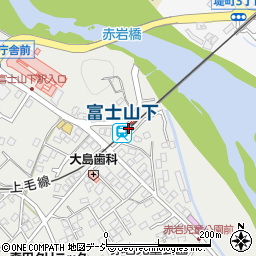 富士山下駅周辺の地図