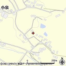 栃木県芳賀郡益子町小泉1032周辺の地図