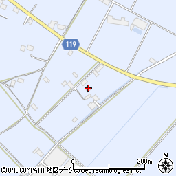 栃木県真岡市東大島635周辺の地図