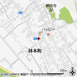 栃木県佐野市鉢木町12-8周辺の地図