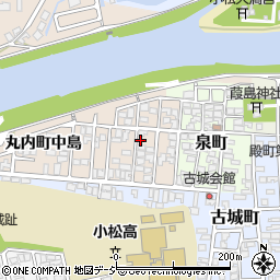 石川県小松市丸内町大手周辺の地図