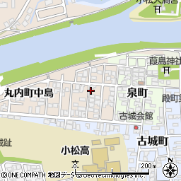 石川県小松市丸内町（大手）周辺の地図
