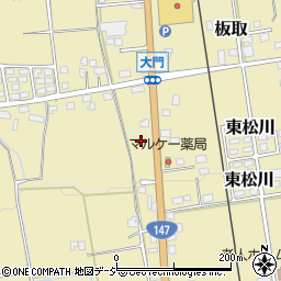 長野県北安曇郡松川村5791周辺の地図