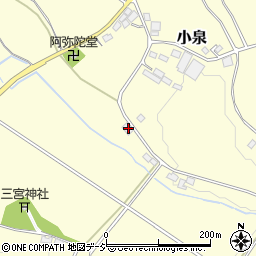 栃木県芳賀郡益子町小泉820周辺の地図