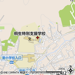 県立特別支援学校周辺の地図