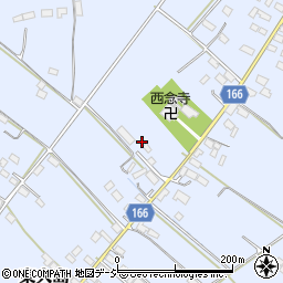 栃木県真岡市東大島1196周辺の地図