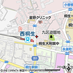 西桐生マンション周辺の地図