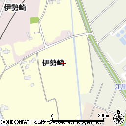 栃木県真岡市伊勢崎周辺の地図