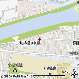 石川県小松市丸内町大手115-3周辺の地図