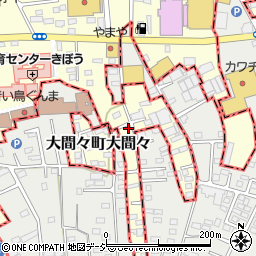 群馬県みどり市大間々町大間々16-9周辺の地図