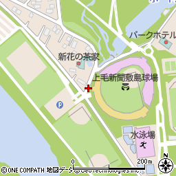 敷島公園バスターミナル周辺の地図