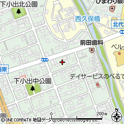 群馬県前橋市下小出町2丁目44周辺の地図