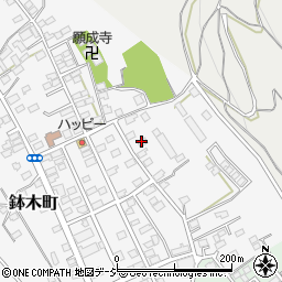 栃木県佐野市鉢木町周辺の地図