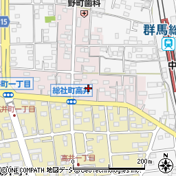 群馬県前橋市総社町高井47-3周辺の地図