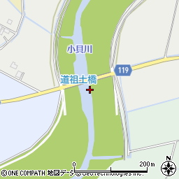 道祖土橋周辺の地図