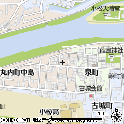 石川県小松市丸内町大手44周辺の地図