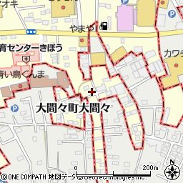 群馬県みどり市大間々町大間々16-6周辺の地図