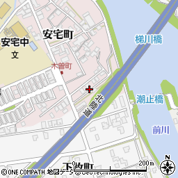 石川県小松市安宅町ツ周辺の地図