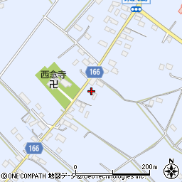 栃木県真岡市東大島1170周辺の地図