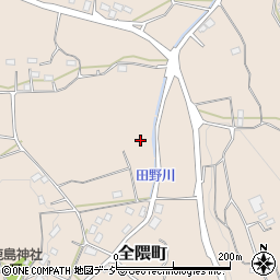 茨城県水戸市全隈町周辺の地図