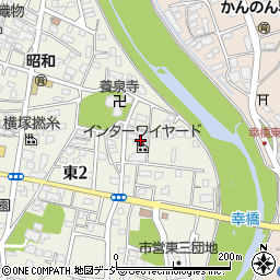 インターワイヤード株式会社　桐生工場周辺の地図