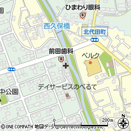 群馬県前橋市下小出町2丁目58周辺の地図