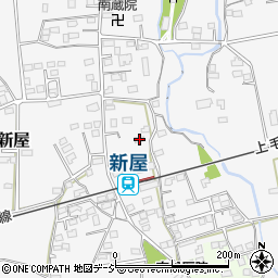 群馬県前橋市粕川町新屋231周辺の地図