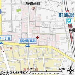 群馬県前橋市総社町高井47-2周辺の地図