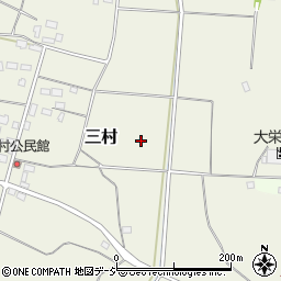 栃木県河内郡上三川町三村周辺の地図