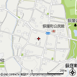 群馬県前橋市荻窪町121周辺の地図