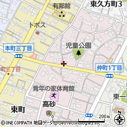 有限会社金沢造花店周辺の地図