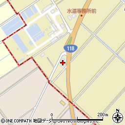 オカモトセルフ　那珂木倉ＳＳ店周辺の地図