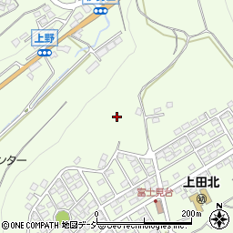 長野県上田市上野富士見台周辺の地図